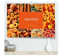 ORANGE - Gemüse und Obst -Vitaminreich (hochwertiger Premium Wandkalender 2026 DIN A2 quer), Kunstdruck in Hochglanz: Bringen Sie Farbe, Geschmack und Vitalität in Ihren Alltag!