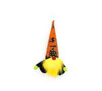 (orange)Halloween Ornaments Halloween Gnome Ornament Doll Halloween Decorations Plush Gnome Faceless Dolls For Home Hanging Dec