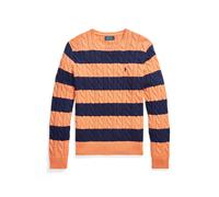 Orange Jersey de algodón de ochos y rayas XL