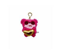 (Orange)Llavero de peluche Fuggler Big Teeth Monster juguete diseño de dibujos animados niños uso de regalo