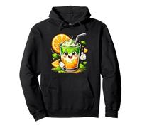 Orange Matcha Latte T-Shirt Iced Green Tea Lover Gift Kawaii Sudadera con Capucha