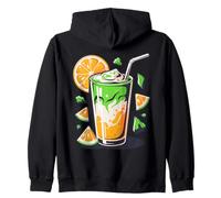Orange Matcha Latte T-Shirt Iced Green Tea Lover Gift Kawaii Sudadera con Capucha
