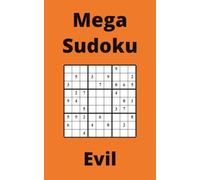 Orange Mega Sudoku Book, 9x9 Puzzles, 150 Pages, 5x8, Evil
