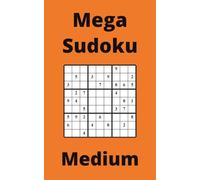 Orange Mega Sudoku Book, 9x9 Puzzles, 150 Pages, 5x8, Medium