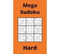 Orange Mega Sudoku Book, 9x9 Puzzles, 50 Pages, 5x8, Hard