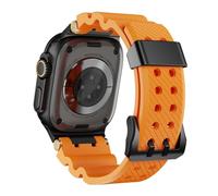 (Orange, Multicolor) Silicone Strap for Apple Watch Series 10 46mm Ultra 2 Ultra 49mm 9 8 7 45mm SE (2023) SE (2022) SE 6