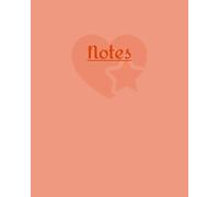 Orange Notes Journal for Office, Aesthetic Journal for Teens & Adults- 8x10 in, 250 Wide ruled Pages, Matte Finish Cover: Minimalist Cover Design ... For Office & College, Minimalist Gift Idea