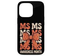 Orange Ribbon MS Multiple Sclerosis Awareness Women Carcasa para iPhone 13 Pro