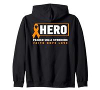 Orange Ribbon Shirt - Hero Prader Willi Syndrome Awareness Sudadera con Capucha