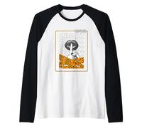 Orange Shut Your Mouth When Speaking To Me Gráfico Naranja Camiseta Manga Raglan
