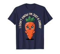 Orange Stick I Don't Know I'm Just a Zanahoria Kawaii Veggie Camiseta