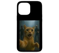 Orange Tabby Cat Selfie Run Away from Zombie for Kids Adult Carcasa para iPhone 13 Pro MAX