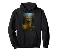 Orange Tabby Cat Selfie Run Away from Zombie for Kids Adult Sudadera con Capucha