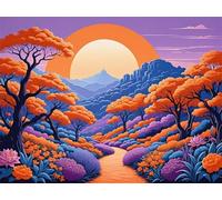 Orange Tree 1000 Piece Jigsaw Puzzles for Adults, Colourful, Challenging & Brainteasing Adult Puzzles 1000 Pieces Plant, Fun jigsaws for The Whole Family 30x20 Inch