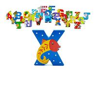 Orange Tree Toys Letra del Alfabeto X, 7 x 7 x 1 cm