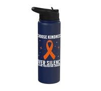 Orange Unity Day Orange Anti Bullying Bully Prevention Kids Stainless Steel Insulated Water Bottle