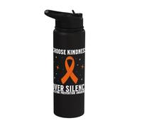 Orange Unity Day Orange Anti Bullying Bully Prevention Kids Stainless Steel Insulated Water Bottle
