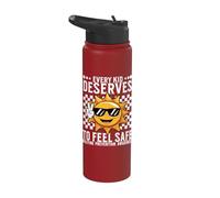 Orange Unity Day Orange Anti Bullying Bully Prevention Kids Stainless Steel Insulated Water Bottle