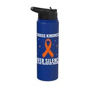 Orange Unity Day Orange Anti Bullying Bully Prevention Kids Stainless Steel Insulated Water Bottle
