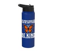 Orange Unity Day Orange Anti Bullying Bully Prevention Kids Stainless Steel Insulated Water Bottle