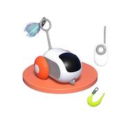 (orange) Wireless Gravity Sports Car Remote Control Electric Cat Toy Tease Cat Stick Pet Supplies,Party and for Cat Funny Toy