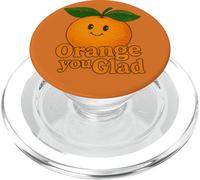 Orange You Glad It's a Sweet Retro Sunshine Kind of Day PopSockets PopGrip para MagSafe