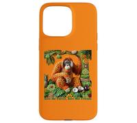 Orangután de fruta - Salvar el bosque y a nuestros amigos Carcasa para iPhone 15 Pro Max