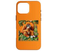Orangután de fruta - Salvar el bosque y a nuestros amigos Carcasa para iPhone 16 Pro Max