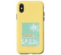 Oranjestad Aruba Souvenir Vintage Holandés Caribe Art Carcasa para iPhone X/XS