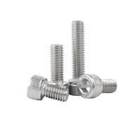 ORANXIN M2 x 8mm 50 Pcs Pernos de cabeza cilíndrica Hexagonal interno Acero inoxidable 304 Tornillos de cabeza de taza Pernos de máquina