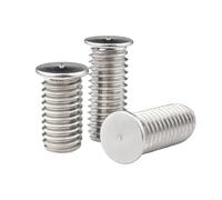 ORANXIN M3 x 5mm 100 Pcs Pernos para soldadura por puntos Acero inoxidable 304 Resistencia Inserto Pernos de soldadura Proyección Sujetadores