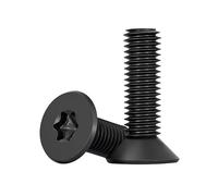 ORANXIN M8 x 40mm 10 Pcs Torx Pernos avellanados Acero inoxidable 304 Estrella Cabeza plana Antirrobo Antimanipulación Tornillos de máquina