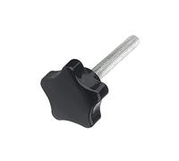 ORANXIN Tornillos Cabeza moleteada - Diámetro de la cabeza 38mm Perilla Manija Apretarse Tornillos de pulgar Tornillo de sujeción Plástico Agarre Hilo Máquina M6 M8 M10