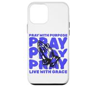 Orar con Propósito Viva Gracia Religiosa Cristiana Dios Fe Carcasa para iPhone 12 Mini