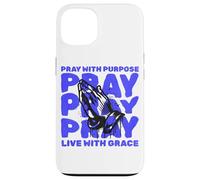 Orar con Propósito Viva Gracia Religiosa Cristiana Dios Fe Carcasa para iPhone 13