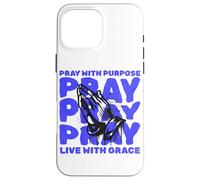 Orar con Propósito Viva Gracia Religiosa Cristiana Dios Fe Carcasa para iPhone 16 Pro MAX