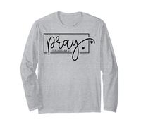 Orar Cristianos Hombres y Mujeres Reza oración orando Cristianos Manga Larga