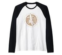 Orar en él Orar sobre él Orar a través de él Camiseta Manga Raglan