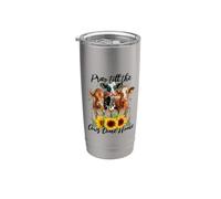 Orar hasta que las vacas vuelvan a casa - Vida en el campo, amantes de las vacas Vaso térmico de acero inoxidable de doble pared