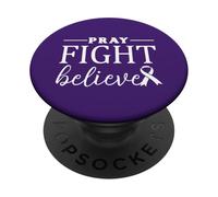 Orar Lucha Creer Mama Alzheimer Conciencia Cristiana PopSockets PopGrip Adhesivo