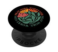 Orar más Biblia Jesús Fe Cristiana PopSockets PopGrip Adhesivo