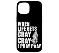 Orar Orar Fe Cristiana Gracioso Jesús Orando Carcasa para iPhone 15