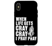 Orar Orar Fe Cristiana Gracioso Jesús Orando Carcasa para iPhone X/XS