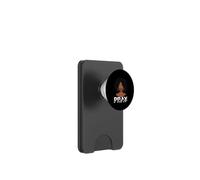 Orar por él sobre él a través de Ella Mujeres Negras cristianas PopSockets PopWallet para MagSafe