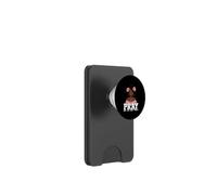 Orar por él sobre él a través de Ella Mujeres Negras cristianas PopSockets PopWallet para MagSafe