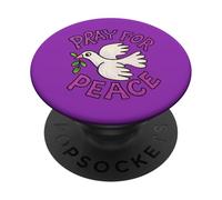 Orar por la Paz Paloma de la Esperanza y la Paz PopSockets PopGrip Adhesivo