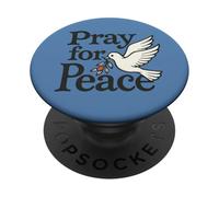 Orar por la Paz Paloma de la Esperanza y la Paz PopSockets PopGrip Adhesivo