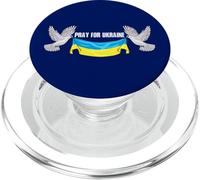 Orar por Ucrania Paloma de la paz PopSockets PopGrip para MagSafe
