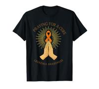 Orar por una cura de la conciencia sobre la leucemia Camiseta