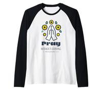Orar sin Cesar - 1 Tesalonicenses 5:17 Fe Cristiana Camiseta Manga Raglan
